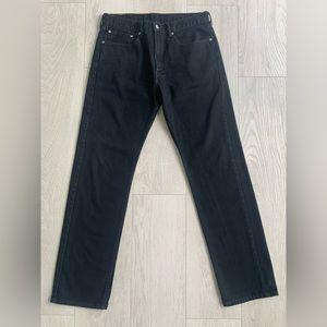 Levi's 505 Straight Classic Black Jeans 34 X 34 Red Tab Mens